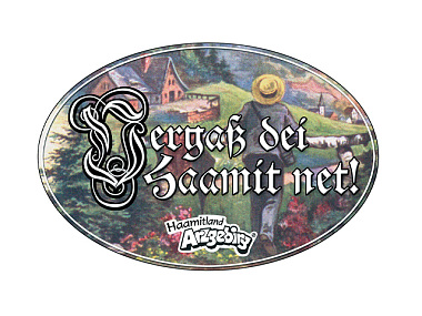 Verga dei Haamit net! Heckscheibenaufkleber